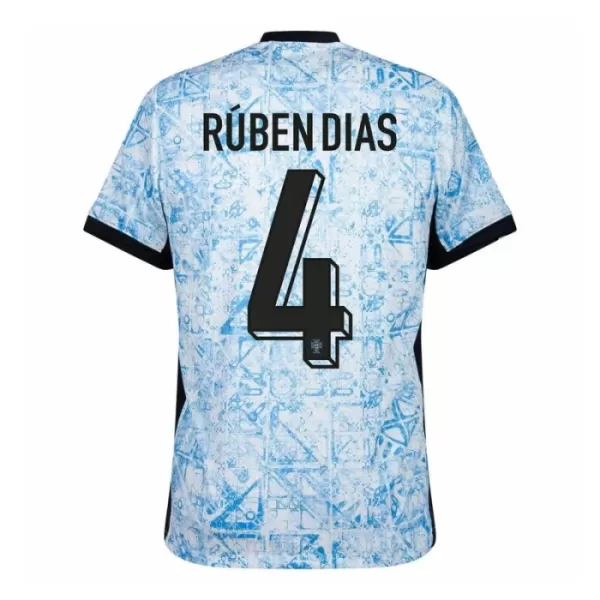 Fotbalové Dresy Portugalsko Rúben Dias 4 Venkovní ME 2024