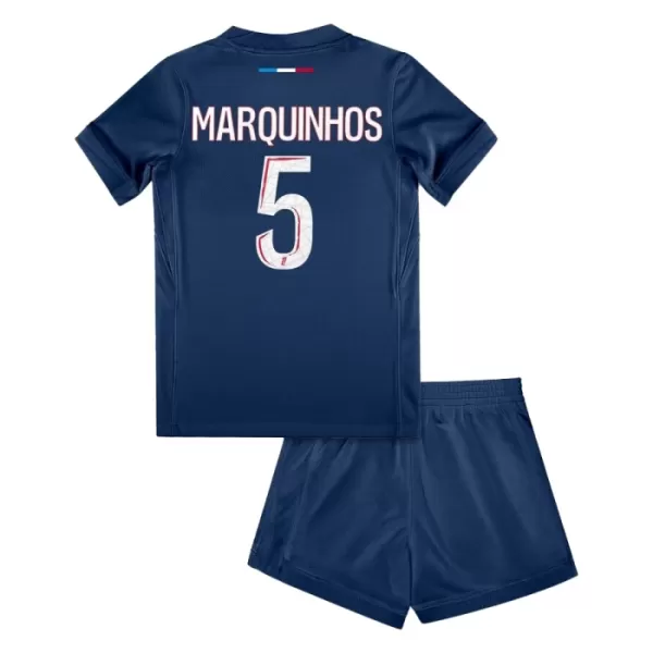 Fotbalové Dresy Paris Saint-Germain Marquinhos 5 Dětské Domácí 2024-25