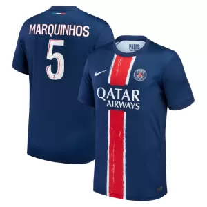 Fotbalové Dresy Paris Saint-Germain Marquinhos 5 Domácí 2024-25 Fotbalové Dresy Paris Saint-Germain Marquinhos 5 Domácí 2024-25