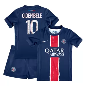 Fotbalové Dresy Paris Saint-Germain Ousmane Dembélé 10 Dětské Domácí 2024-25 Fotbalové Dresy Paris Saint-Germain Ousmane Dembélé 10 Dětské Domácí 2024-25