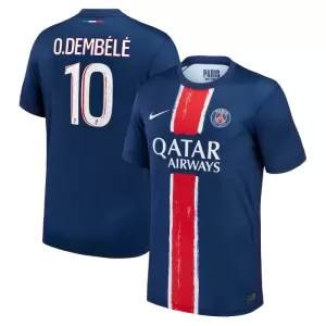 Fotbalové Dresy Paris Saint-Germain Ousmane Dembélé 10 Domácí 2024-25 Fotbalové Dresy Paris Saint-Germain Ousmane Dembélé 10 Domácí 2024-25