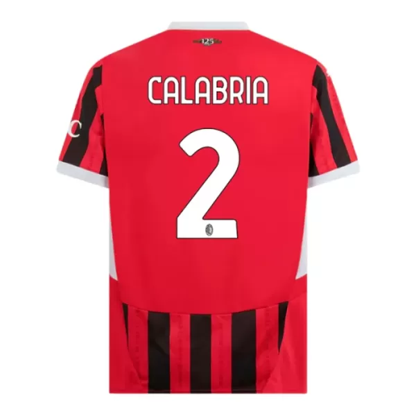 Fotbalové Dresy AC Milán Calabria 2 Dětské Domácí 2024-25