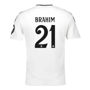 Fotbalové Dresy Real Madrid Brahim 21 Domácí 2024-25 Fotbalové Dresy Real Madrid Brahim 21 Domácí 2024-25