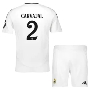 Fotbalové Dresy Real Madrid Carvajal 2 Dětské Domácí 2024-25 Fotbalové Dresy Real Madrid Carvajal 2 Dětské Domácí 2024-25