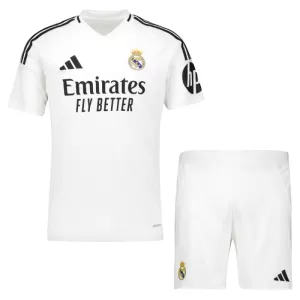 Fotbalové Dresy Real Madrid Dětské Domácí 2024-25 Fotbalové Dresy Real Madrid Dětské Domácí 2024-25