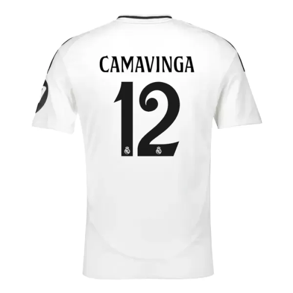Fotbalové Dresy Real Madrid Eduardo Camavinga 12 Dětské Domácí 2024-25