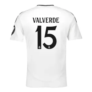 Fotbalové Dresy Real Madrid Federico Valverde 15 Domácí 2024-25 Fotbalové Dresy Real Madrid Federico Valverde 15 Domácí 2024-25