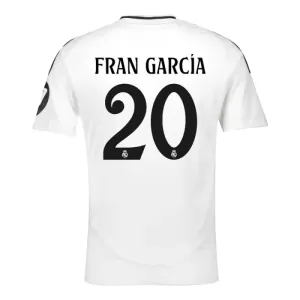 Fotbalové Dresy Real Madrid Fran Garcia 20 Domácí 2024-25 Fotbalové Dresy Real Madrid Fran Garcia 20 Domácí 2024-25
