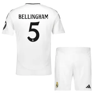 Fotbalové Dresy Real Madrid Jude Bellingham 5 Dětské Domácí 2024-25 Fotbalové Dresy Real Madrid Jude Bellingham 5 Dětské Domácí 2024-25