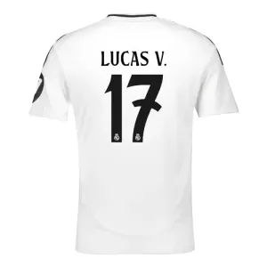Fotbalové Dresy Real Madrid Lucas V. 17 Domácí 2024-25 Fotbalové Dresy Real Madrid Lucas V. 17 Domácí 2024-25