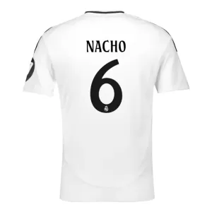 Fotbalové Dresy Real Madrid Nacho 6 Domácí 2024-25 Fotbalové Dresy Real Madrid Nacho 6 Domácí 2024-25