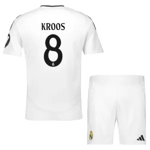 Fotbalové Dresy Real Madrid Toni Kroos 8 Dětské Domácí 2024-25 Fotbalové Dresy Real Madrid Toni Kroos 8 Dětské Domácí 2024-25