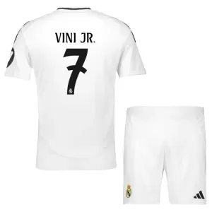 Fotbalové Dresy Real Madrid Vinicius Junior 7 Dětské Domácí 2024-25 Fotbalové Dresy Real Madrid Vinicius Junior 7 Dětské Domácí 2024-25