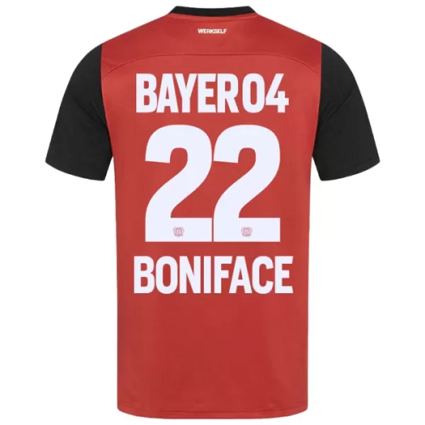 Fotbalové Dresy Bayer 04 Leverkusen Victor Boniface 22 Dětské Domácí 2024-25