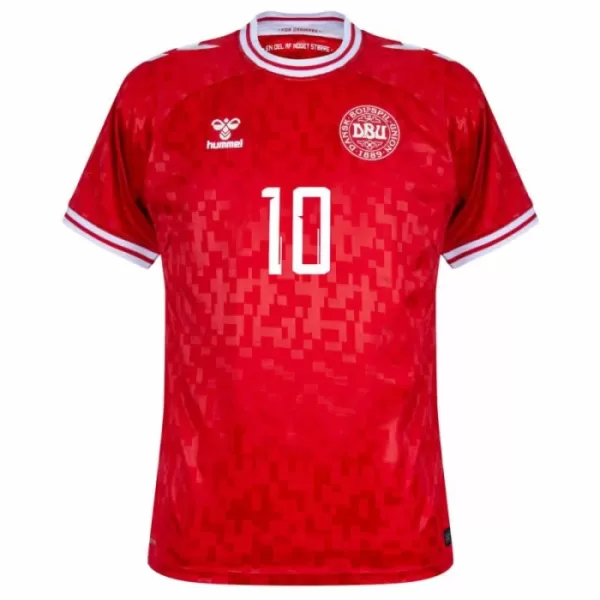 Fotbalové Dresy Dánsko Eriksen 10 Domácí ME 2024
