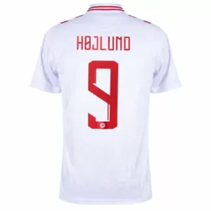 Fotbalové Dresy Dánsko Rasmus Højlund 9 Domácí ME 2024 Fotbalové Dresy Dánsko Rasmus Højlund 9 Domácí ME 2024