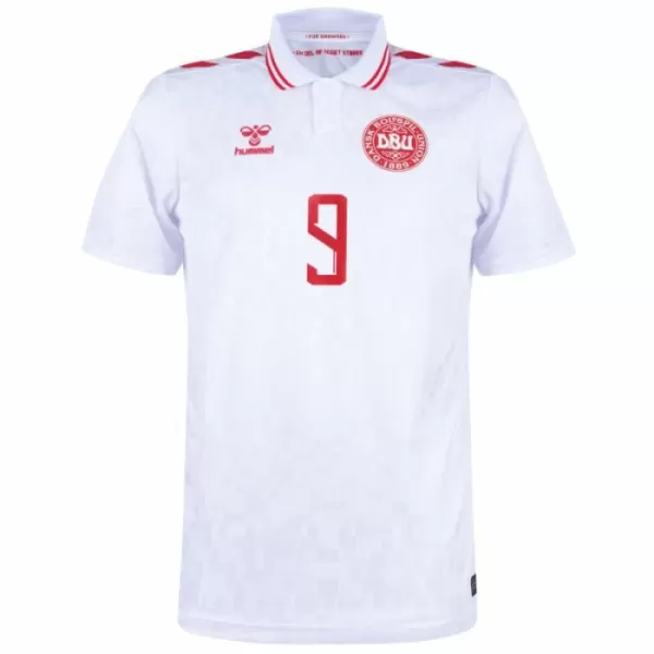 Fotbalové Dresy Dánsko Rasmus Højlund 9 Domácí ME 2024