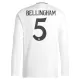 Fotbalové Dresy Real Madrid Jude Bellingham 5 Domácí 2024-25 Dlouhý Rukáv