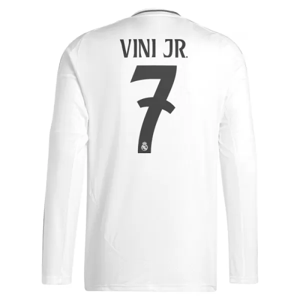 Fotbalové Dresy Real Madrid Vinicius Junior 7 Domácí 2024-25 Dlouhý Rukáv