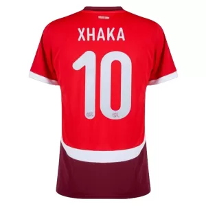 Fotbalové Dresy Švýcarsko Xhaka 10 Domácí ME 2024