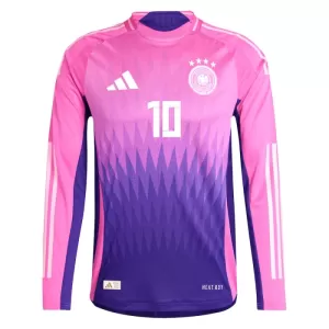 Fotbalové Dresy Německo Jamal Musiala 10 Venkovní ME 2024 Dlouhý Rukáv