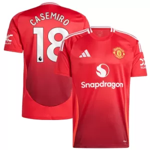 Fotbalové Dresy Manchester United Casemiro 18 Domácí 2024-25 Fotbalové Dresy Manchester United Casemiro 18 Domácí 2024-25