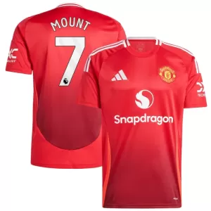 Fotbalové Dresy Manchester United Mason Mount 7 Domácí 2024-25 Fotbalové Dresy Manchester United Mason Mount 7 Domácí 2024-25