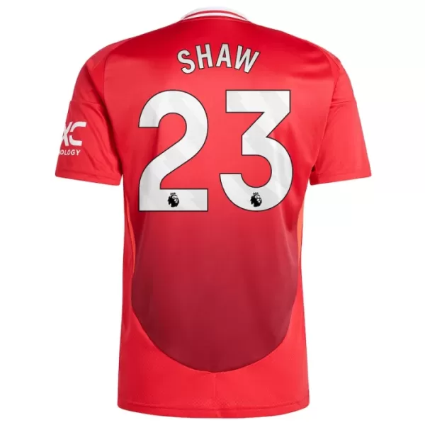 Fotbalové Dresy Manchester United Shaw 23 Domácí 2024-25