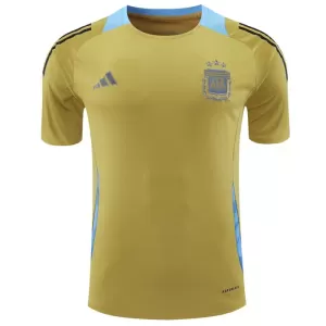 Fotbalové Dresy Argentina Pre-Match 2024 Žlutá
