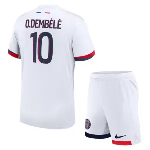 Fotbalové Dresy Paris Saint-Germain Ousmane Dembélé 10 Dětské Venkovní 2024-25 Fotbalové Dresy Paris Saint-Germain Ousmane Dembélé 10 Dětské Venkovní 2024-25