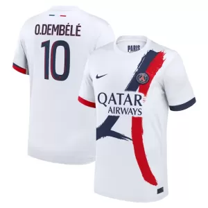Fotbalové Dresy Paris Saint-Germain Ousmane Dembélé 10 Venkovní 2024-25 Fotbalové Dresy Paris Saint-Germain Ousmane Dembélé 10 Venkovní 2024-25