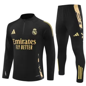 Real Madrid Tréninkové Teplákové Soupravy 2024-25 Černá Real Madrid Tréninkové Teplákové Soupravy 2024-25 Černá