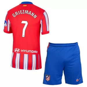 Fotbalové Dresy Atlético Madrid Antoine Griezmann 7 Dětské Domácí 2024-25 Fotbalové Dresy Atlético Madrid Antoine Griezmann 7 Dětské Domácí 2024-25
