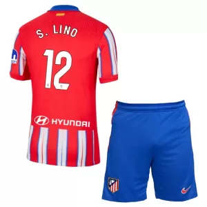 Fotbalové Dresy Atlético Madrid S. Lino 12 Dětské Domácí 2024-25 Fotbalové Dresy Atlético Madrid S. Lino 12 Dětské Domácí 2024-25