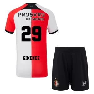 Fotbalové Dresy Feyenoord Rotterdam Santiago Gimenez 29 Dětské Domácí 2024-25 Fotbalové Dresy Feyenoord Rotterdam Santiago Gimenez 29 Dětské Domácí 2024-25
