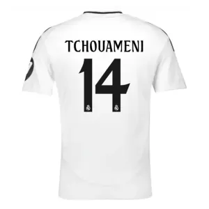 Fotbalové Dresy Real Madrid Aurélien Tchouaméni 14 Domácí 2024-25 Fotbalové Dresy Real Madrid Aurélien Tchouaméni 14 Domácí 2024-25