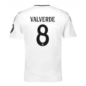 Fotbalové Dresy Real Madrid Federico Valverde 8 Domácí 2024-25 Fotbalové Dresy Real Madrid Federico Valverde 8 Domácí 2024-25