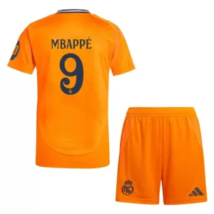 Fotbalové Dresy Real Madrid Kylian Mbappé 9 Dětské Venkovní 2024-25 Fotbalové Dresy Real Madrid Kylian Mbappé 9 Dětské Venkovní 2024-25