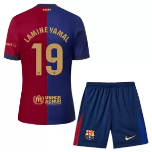 Fotbalové Dresy FC Barcelona Lamine Yamal 19 Dětské Domácí 2024-25 Fotbalové Dresy FC Barcelona Lamine Yamal 19 Dětské Domácí 2024-25