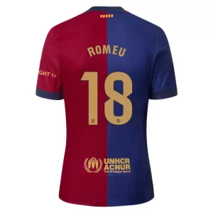 Fotbalové Dresy FC Barcelona Romeu 18 Domácí 2024-25 Fotbalové Dresy FC Barcelona Romeu 18 Domácí 2024-25