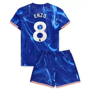 Fotbalové Dresy Chelsea FC Enzo Fernández 8 Dětské Domácí 2024-25 Fotbalové Dresy Chelsea FC Enzo Fernández 8 Dětské Domácí 2024-25