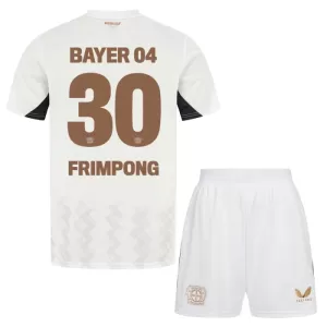 Fotbalové Dresy Bayer 04 Leverkusen Jeremie Frimpong 30 Dětské Venkovní 2024-25