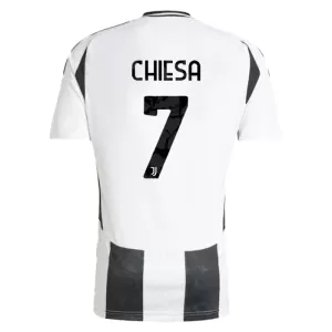 Fotbalové Dresy Juventus Federico Chiesa 7 Domácí 2024-25 Fotbalové Dresy Juventus Federico Chiesa 7 Domácí 2024-25