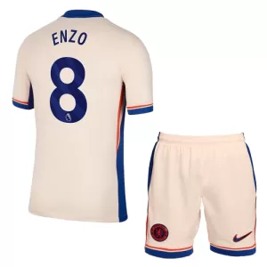 Fotbalové Dresy Chelsea FC Enzo Fernández 8 Dětské Venkovní 2024-25 Fotbalové Dresy Chelsea FC Enzo Fernández 8 Dětské Venkovní 2024-25