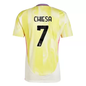 Fotbalové Dresy Juventus Federico Chiesa 7 Venkovní 2024-25 Fotbalové Dresy Juventus Federico Chiesa 7 Venkovní 2024-25