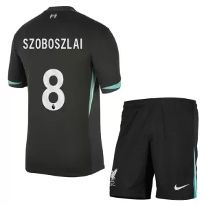 Fotbalové Dresy Liverpool FC Szoboszlai 8 Dětské Venkovní 2024-25 Fotbalové Dresy Liverpool FC Szoboszlai 8 Dětské Venkovní 2024-25