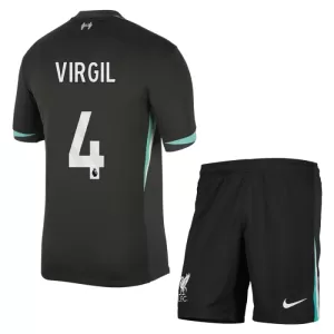 Fotbalové Dresy Liverpool FC Virgil van Dijk 4 Dětské Venkovní 2024-25 Fotbalové Dresy Liverpool FC Virgil van Dijk 4 Dětské Venkovní 2024-25
