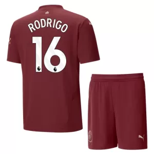 Fotbalové Dresy Manchester City Rodrigo Hernández 16 Dětské Alternativní 2024-25 Fotbalové Dresy Manchester City Rodrigo Hernández 16 Dětské Alternativní 2024-25