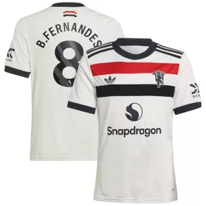 Fotbalové Dresy Manchester United Bruno Fernandes 8 Alternativní 2024-25 Fotbalové Dresy Manchester United Bruno Fernandes 8 Alternativní 2024-25