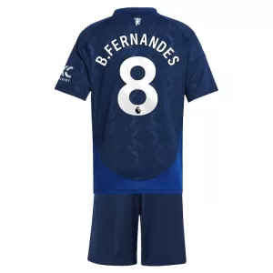 Fotbalové Dresy Manchester United Bruno Fernandes 8 Dětské Venkovní 2024-25